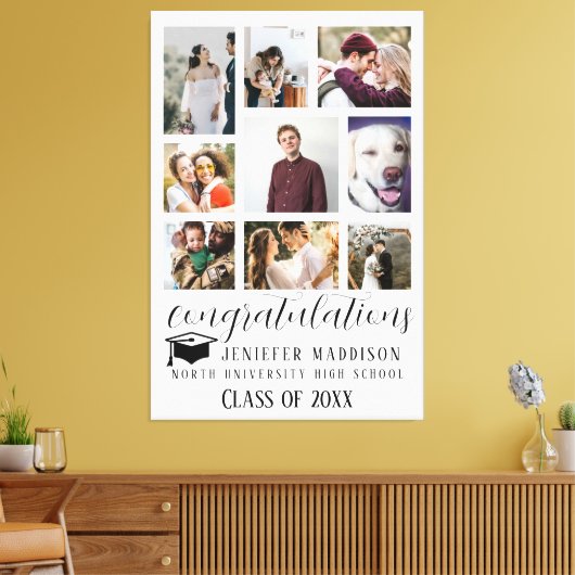 Klasse van 2025, Klasse van 2026 afstuderen Canvas Afdruk (Insitu (Woonkamer))