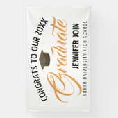 Klasse van 2025, Klasse van 2026 afstuderen Spandoek (Verticaal)