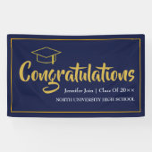 Klasse van 2025, Klasse van 2026 afstuderen Spandoek (Horizontaal)