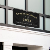 Klasse van 2025, Klasse van 2026 afstuderen Spandoek (Buitenkant Gebouw)