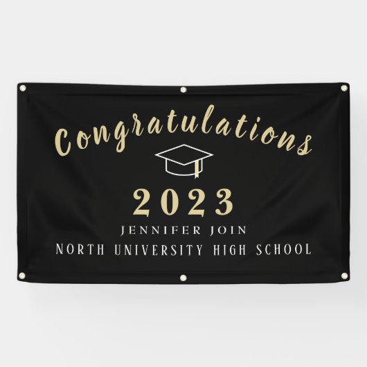 Klasse van 2025, Klasse van 2026 afstuderen Spandoek (Horizontaal)
