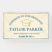 Klasse van 2025, Klasse van 2026 afstuderen Spandoek (Horizontaal)