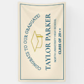 Klasse van 2025, Klasse van 2026 afstuderen Spandoek (Verticaal)