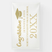 Klasse van 2025, Klasse van 2026 afstuderen Spandoek (Verticaal)