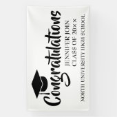 Klasse van 2025, Klasse van 2026 afstuderen Spandoek (Verticaal)