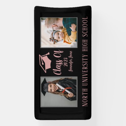 Klasse van 2025, Klasse van 2026 afstuderen Spandoek (Verticaal)