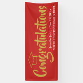 Klasse van 2025, Klasse van 2026 afstuderen Spandoek (Verticaal)