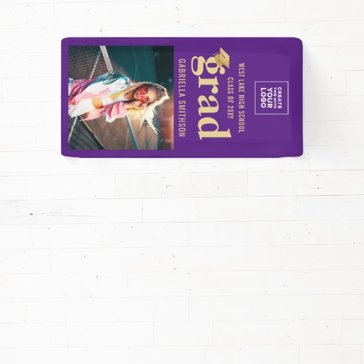 Klasse van 2025 Kleine Locker Deur Hall Gepersonal Spandoek (Insitu)