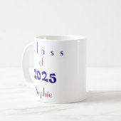 Klasse van 2025 koffiemok (Voorkant links)