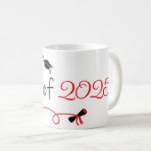 Klasse van 2025 koffiemok (Voorkant rechts)