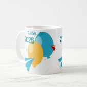 Klasse van 2025 koffiemok (Voorkant links)