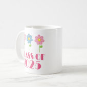 Klasse van 2025 Meisjes Afstuderen Gift Koffiemok (Voorkant links)