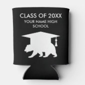 Klasse van 2025 middelbare school afstuderen beer  blikjeskoeler (Achterkant)
