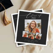 Klasse van 2025 Minimalistische Foto Afstudeerder  Servet