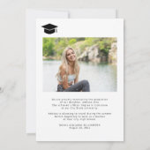 Klasse van 2025 modern 5 foto collage afstuderen aankondiging (Achterkant)