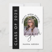 Klasse van 2025 Modern Photo Afstuderen Open Huis Aankondiging (Voorkant)