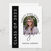 Klasse van 2025 Modern Photo Afstuderen Open Huis Aankondiging (Voorkant / Achterkant)