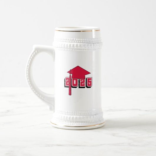 Klasse van 2025 Mortel Board Design Bierpul (Links)