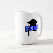 Klasse van 2025 Mortel Board Design Koffiemok (Voorkant rechts)