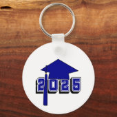Klasse van 2025 Mortel Board Design Sleutelhanger (Achterkant)