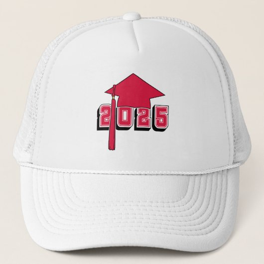 Klasse van 2025 Mortel Board Design Trucker Pet (Voorkant)