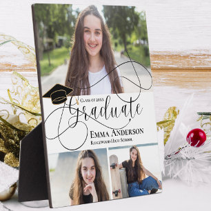 Klasse van 2025 Multi Photo Afstuderen aankondigin Fotoplaat