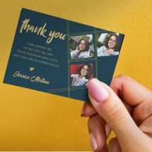 Klasse van 2025 Multi Photo Afstuderen Bedankt