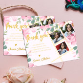 Klasse van 2025 Multi Photo Afstuderen Bedankt Briefkaart