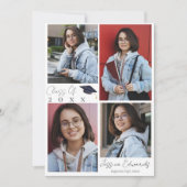 Klasse van 2025 Multi Photo Schattige Graduation P Kaart (Voorkant)