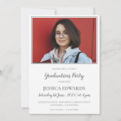 Klasse van 2025 Multi Photo Schattige Graduation P Kaart (Achterkant)