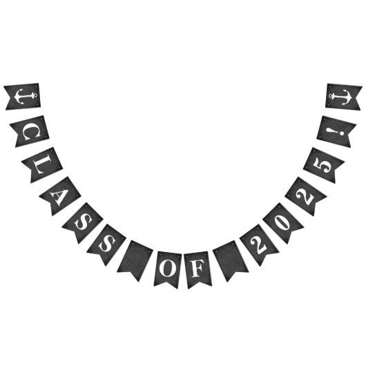 KLASSE VAN 2025 op gesimuleerd schoolbord met anke Vlaggetjes (Alle)