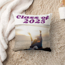 Klasse van 2025 paarse tekst afstuderen foto