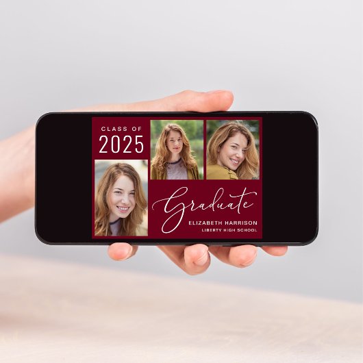 Klasse van 2025 Photo Script Bourgondië Afstuderen Aankondiging