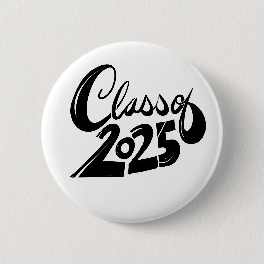 Klasse van 2025 ronde button 5,7 cm (Voorkant)
