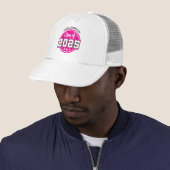 Klasse van 2025 Roze Afstuderen Naam Trucker Pet (In situ)