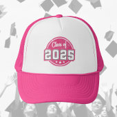 Klasse van 2025 Roze  Badge Trucker Pet