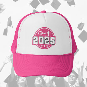 Klasse van 2025 Roze  Badge Trucker Pet