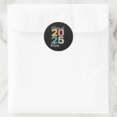 Klasse van 2025 S Junior Ronde Sticker (Tas)