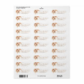 Klasse van 2025 Save The Date Afstuderen Label (Full Sheet)