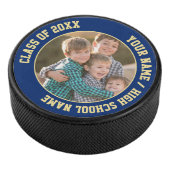 Klasse van 2025 School Graduation Party Gift Foto Hockey Puck (3/4)