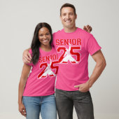 Klasse van 2025 Senior 2025 Afstuderen 2025 Basket T-shirt (Unisex)