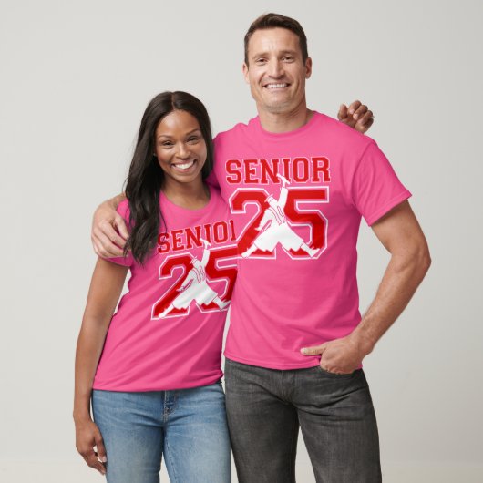 Klasse van 2025 Senior 2025 Afstuderen 2025 Basket T-shirt (Unisex)