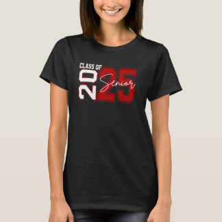 Klasse van 2025 Senior 2025 Afstuderen Terug naar  T-shirt