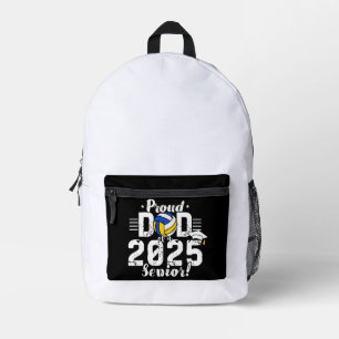Klasse van 2025 - Senior 2025 - Volleybal Dad Bedrukte Rugzak