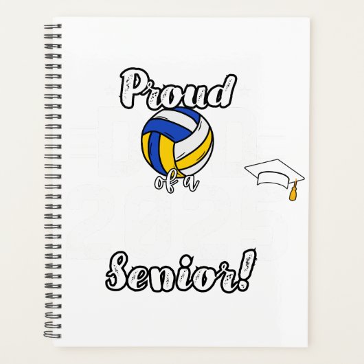 Klasse van 2025 - Senior 2025 - Volleybal Dad Planner (Voorkant)