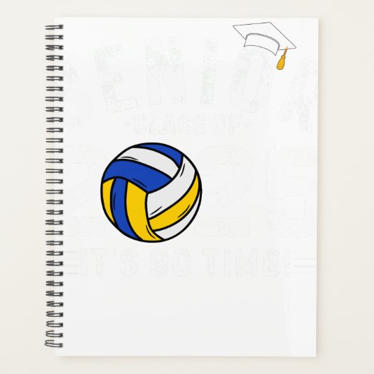 Klasse van 2025 - Senior 2025 - Volleybal Mom Planner (Voorkant)
