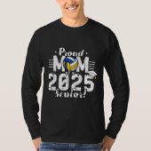 Klasse van 2025 - Senior 2025 - Volleybal Mom T-shirt (Voorkant)
