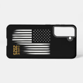 Klasse van 2025 Senior American Flag Afstuderen Samsung Galaxy Hoesje (Achterkant horizontaal)