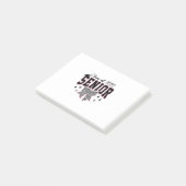 Klasse van 2025 Senior Bow Coquette Afstuderen Post-it® Notes (Schuin)