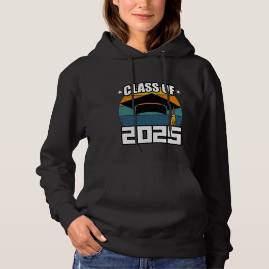 Klasse van 2025 - Senior Class Afstuderen-Senior J Hoodie (Voorkant)